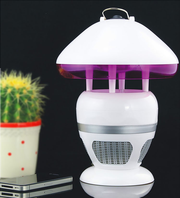 雅格led紫光灭蚊灯 家用卧室孕妇婴儿捕蚊子器吸入式蚊灯灭蚊器 雅格