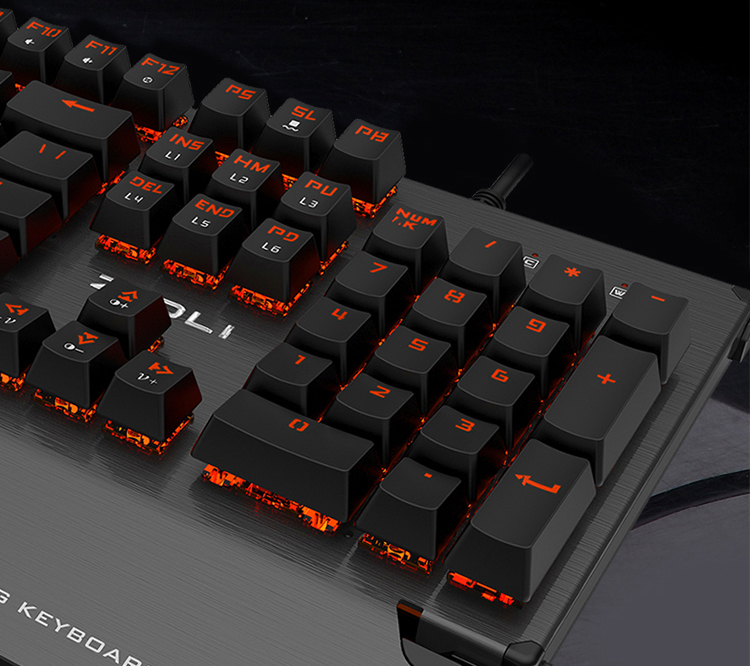 磁动力(zidli) ck500机械键盘鼠标套装青轴lol笔记本游戏键鼠小智miss