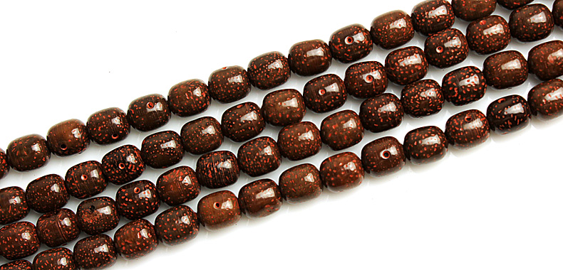 迪艾歪乐园铁蛋菩提子佛珠手链 108颗手串念珠 红色星月菩提子手链