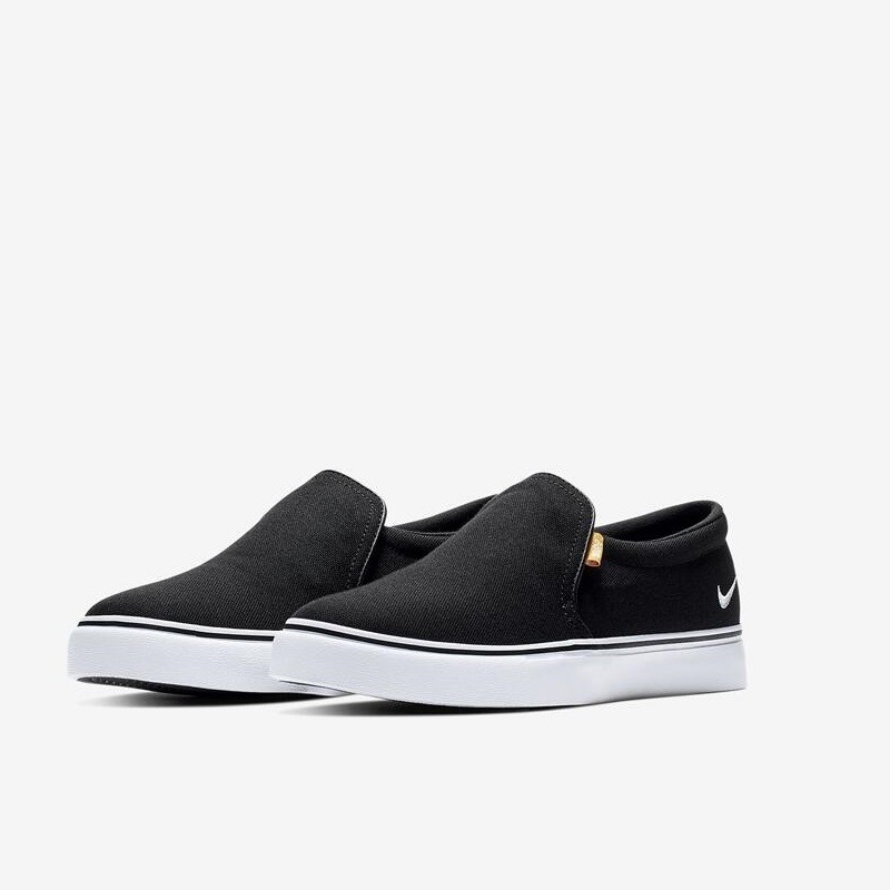 nike耐克女鞋夏款帆布鞋一脚蹬懒人鞋休闲鞋bq9138-001 bq9138-001