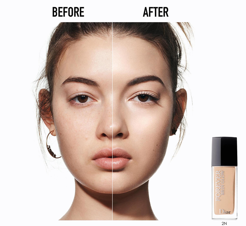 dior迪奥粉底液锁妆粉底液全新凝脂恒久粉底液亮泽哑光妆效哑光款1n