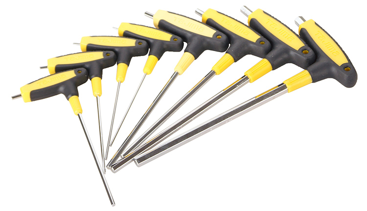 tajima(田岛)t型六角扳手公制平头内六角扳手 带把内六角(单支) nlt