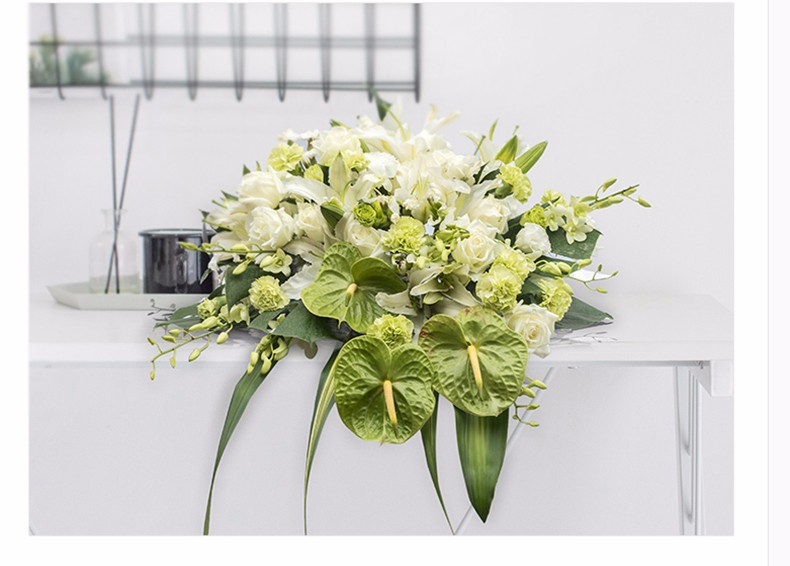 鲜花速递会议桌花演讲讲台花宴会签到花前台花商务会议鲜花小桌花全国