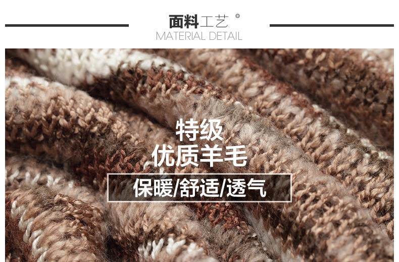 卡玛KAMA 秋装新款女装 时尚镂空套头宽松毛衣针织衫 7314467 蓝色 L(165/88A)