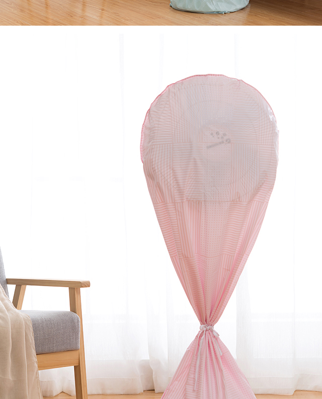 四万公里 立体电风扇罩落地式全包风扇防尘罩 印花电风扇防尘套保护套