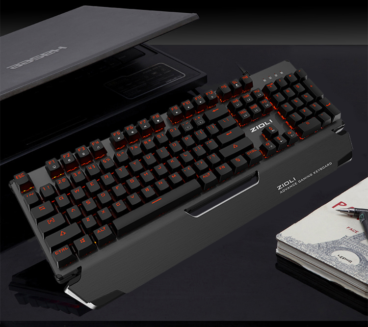 磁动力(zidli) ck500机械键盘鼠标套装青轴lol牧马人游戏键鼠小智miss