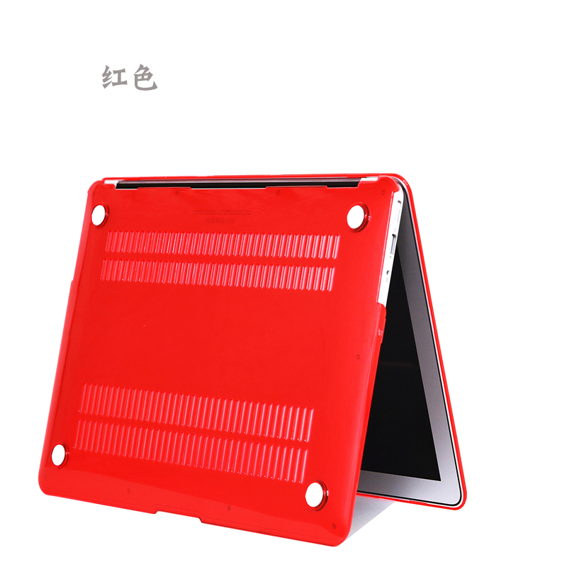 3寸保护壳mac外壳12透明保护套15 红色 11.6 air (a1370/a146