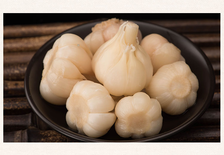 晨臻湖南茶陵特产紫皮伏蒜腌蒜泡蒜头 盐蒜 腌制泡蒜头下饭菜450g