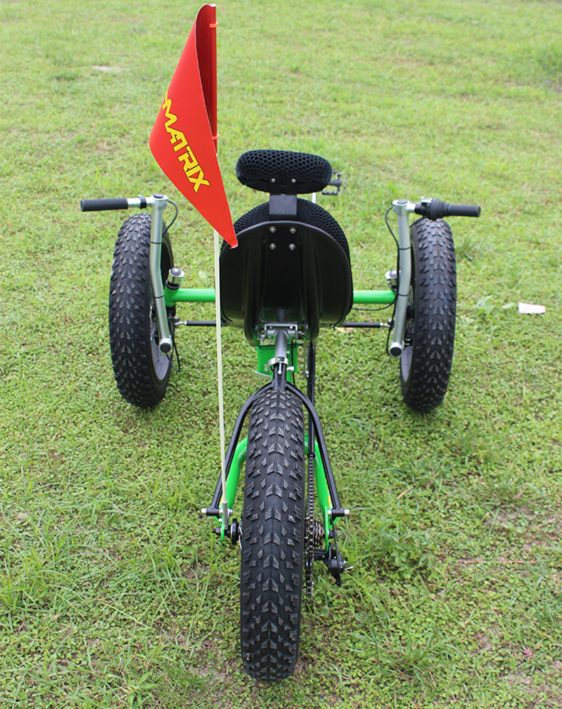 tri-matrix trimatrix 躺骑粗胎山地自行车雪地车躺车 沙滩自行车 bar