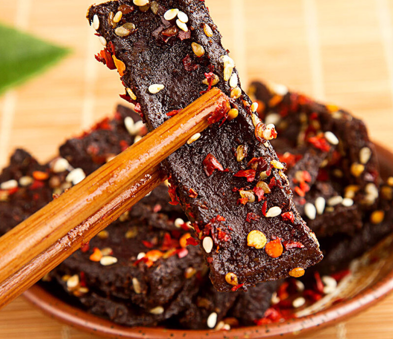 湖南产杨二嫂冷水江新美食小吃辣食香干麻辣豆腐干辣豆干新包装胡椒味