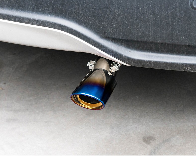 洛玛汽车尾喉改装通用消音器不锈钢排气管改装尾气罩装饰通用尾排气罩