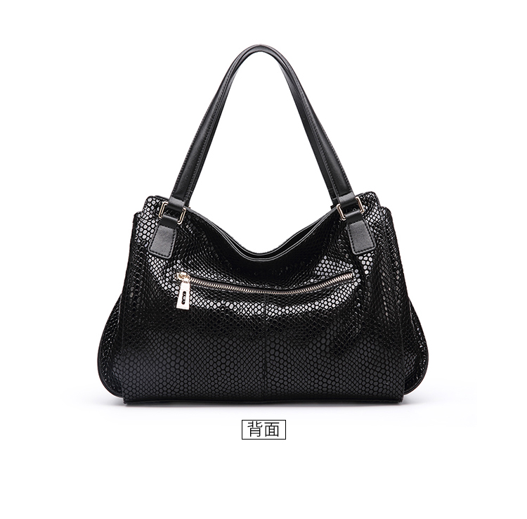 皮尔保罗(pierpolo)新款女包蛇纹皮斜挎手提包女头层牛包单肩包女 w