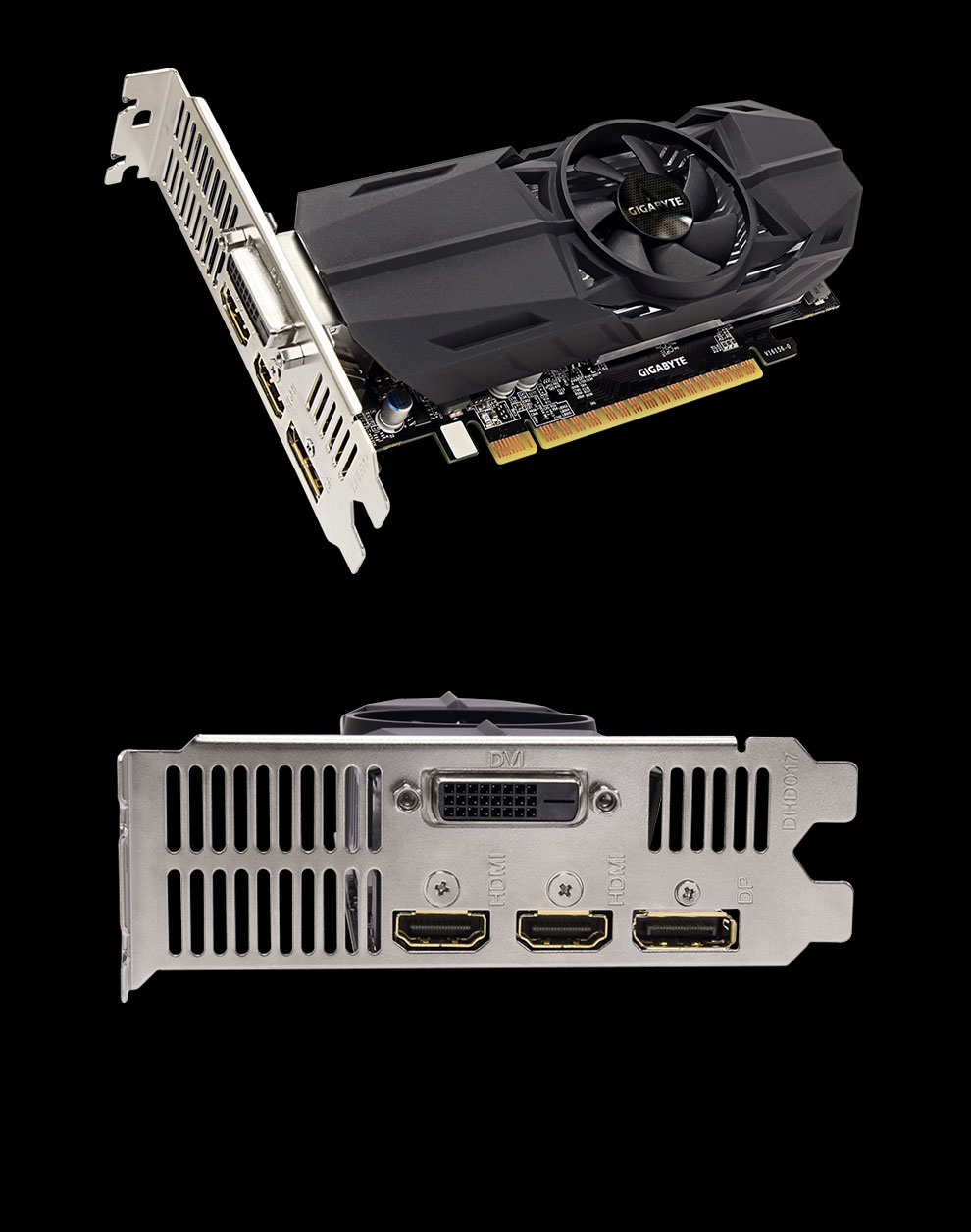 技嘉gigabytegtx1650oc4gl半高刀卡兼容迷你小机箱游戏显卡1650oc半高