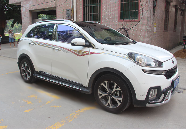 铭仕 起亚kx3专用车身彩条 个性腰线拉花4s店 改装贴纸 kx3车身彩条
