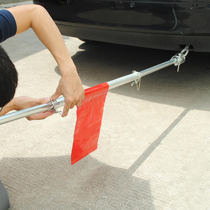 车小车拖车杆全钢制拖车杆硬杆牵引拖车绳拖车棒防追尾牵引杆防追尾 2