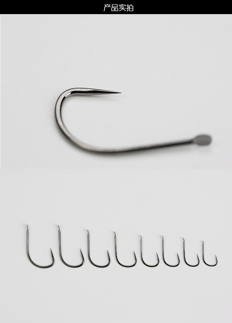 行营钓具 新关东 鱼钩 凹槽三角牙基本款鲤鱼鲫鱼鱼钩渔具 新关东 0.