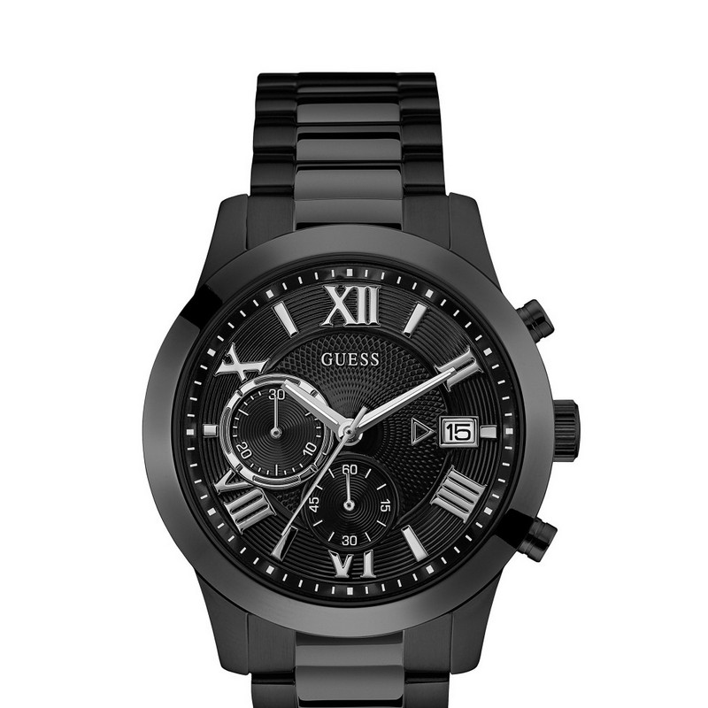 盖尔斯(guess)男士手表 黑色 经典式 u0668g5_ 9折现价1741元