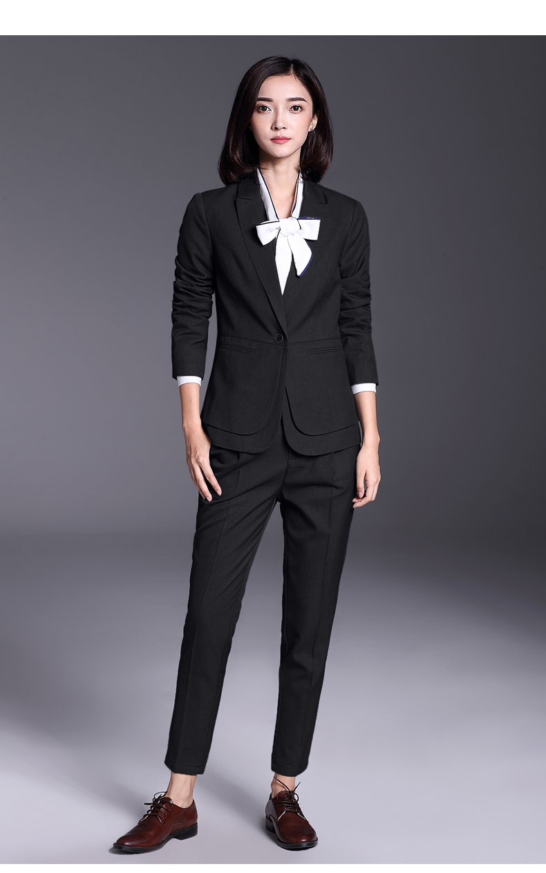 璐丝百丽西服套装女装职业装春秋商务ol工作服气质面试正装女士西装两