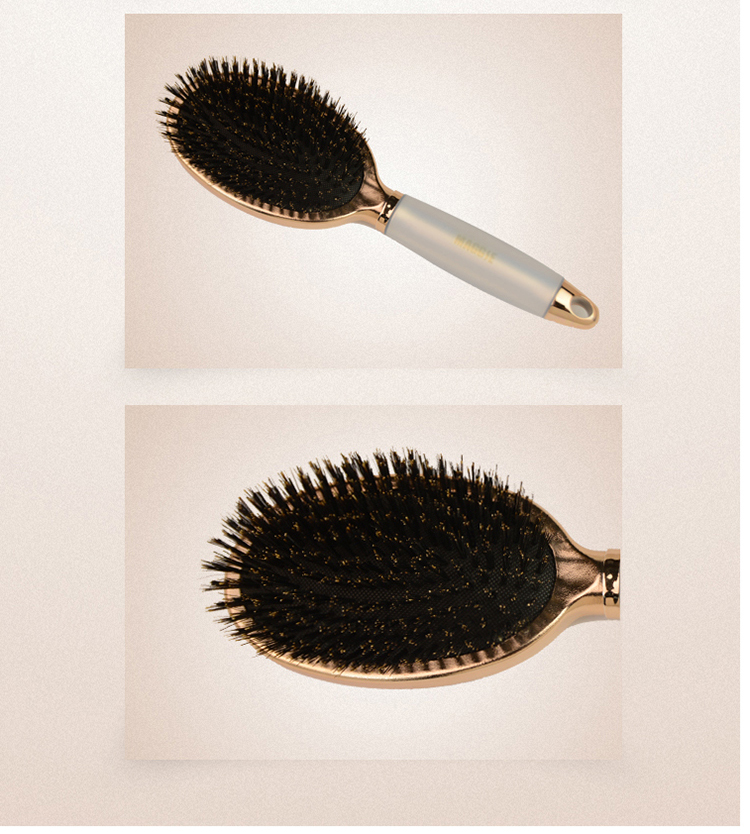 玫姬(maggie)气囊按摩头皮梳子 气垫发梳鬃毛梳记忆性硅胶手柄礼品