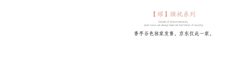 香芋谷色 鲁绣手工刺绣棉麻沙发靠垫 创意汽车腰枕靠垫 办公室靠枕床头靠背 3#彩虹腰枕-小号大号预定 60x50cm抱枕套+枕芯-预定