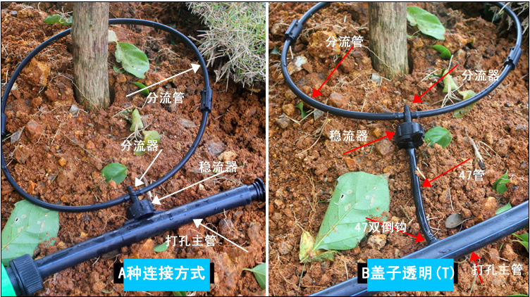 1,节能,堵塞问题小,水质净化处理简单,解决了滴灌系统灌水器易于堵塞