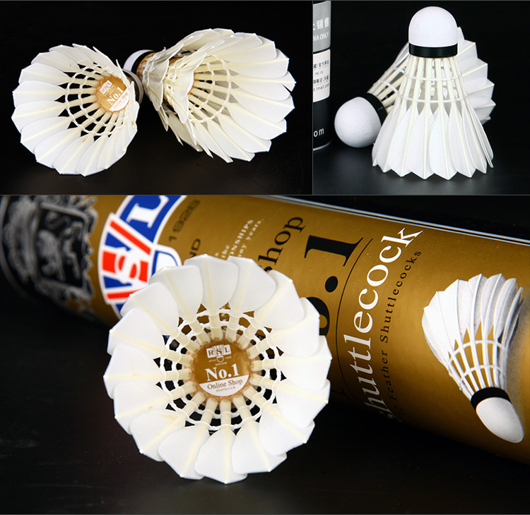 亚狮龙 rsl羽毛球比赛用球 耐打稳定 1号球 12只装 77速