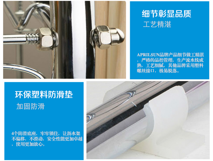 
                                                            Aprilsun S形双层厨房沥水碗架碗碟架 不锈钢碗架沥水架 放碗筷盘子收纳置物架 银色                