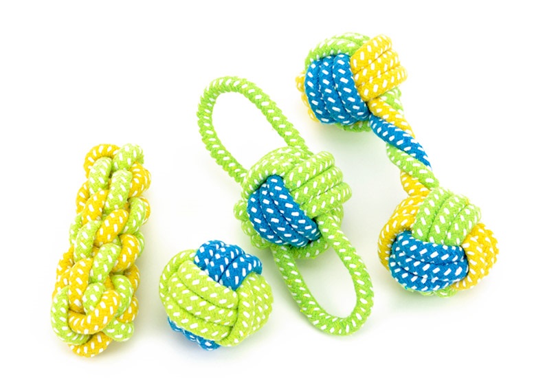 chukchi楚克奇狗狗玩具狗咬绳棉绳磨牙绳结玩具球金毛泰迪博美幼犬