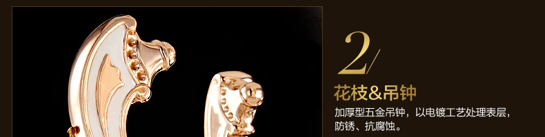 k欧式客厅大吊灯树脂仿玉石水晶灯复式楼别墅水晶吊灯9825 9825-10+5头