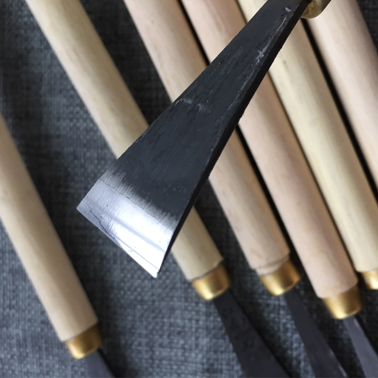 磨利特雕刻刀工具木工刻刀木雕刀修光平刀磨好到手可用25cm磨好带刀柄