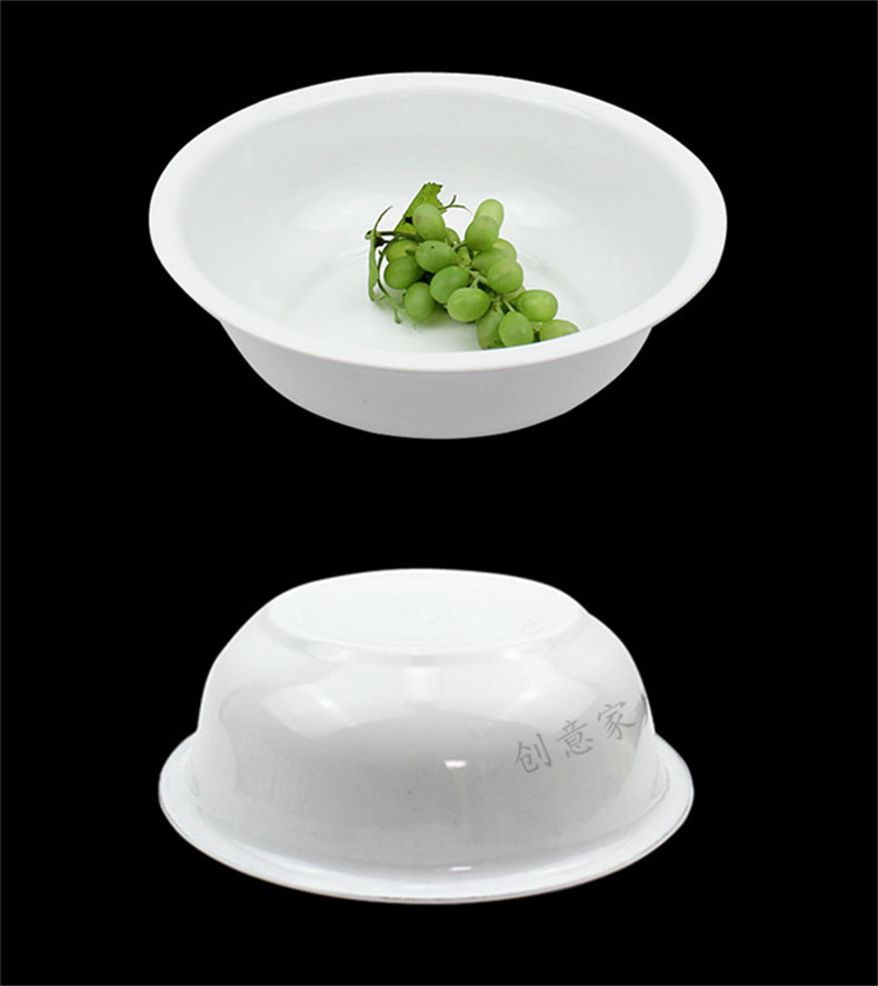 华科(hk) 华科特厚双料搪瓷盆加厚白色搪瓷盆大盆消毒盆洗脸瓷盆和