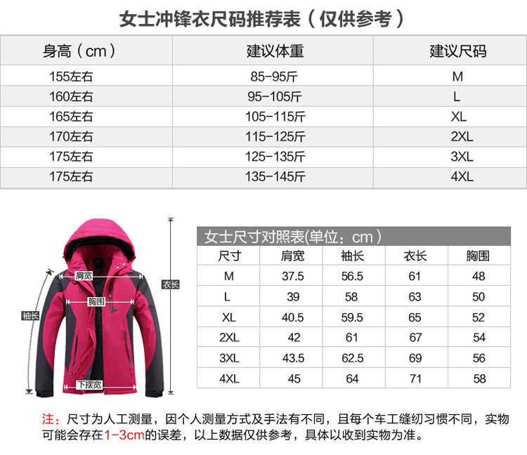15秋冬新款男女情侣款防水透气加绒加厚保暖冲锋衣男女户外连帽保暖风衣15008 男款加厚军绿色 XL
