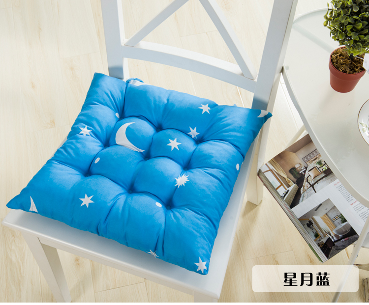 
                                        茗妃家纺 多功能透气磨毛柔软办公坐垫 玫红 40*40CM                