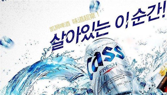 韩国进口啤酒凯狮cass原味啤酒355mlx24罐整箱装