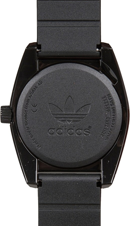 adidas 阿迪达斯 三叶草 男子 手表 黑 q13058 如图 ns