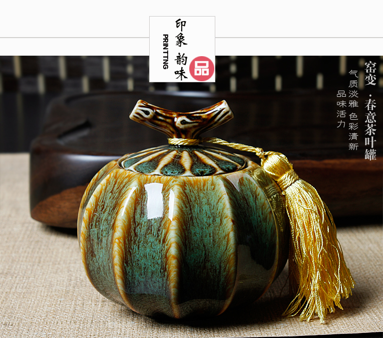 
                                        云品家居 紫砂茶叶罐 手工紫泥紫砂密封罐 紫砂官帽茶叶罐ST                