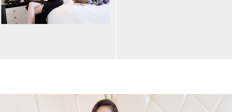 
                                        陶紫（TAOZI）2016秋新款女装修身针织拼皮开叉包臀性感长袖连衣裙子 黑色 M                
