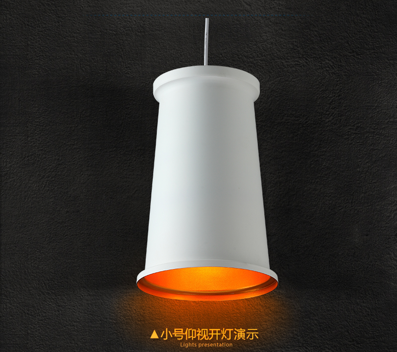 惟柯(wake)ABC管乐吊灯现代简约艺术酒吧台餐厅灯具灯饰北欧宜家灯饰WD998 小号内金色