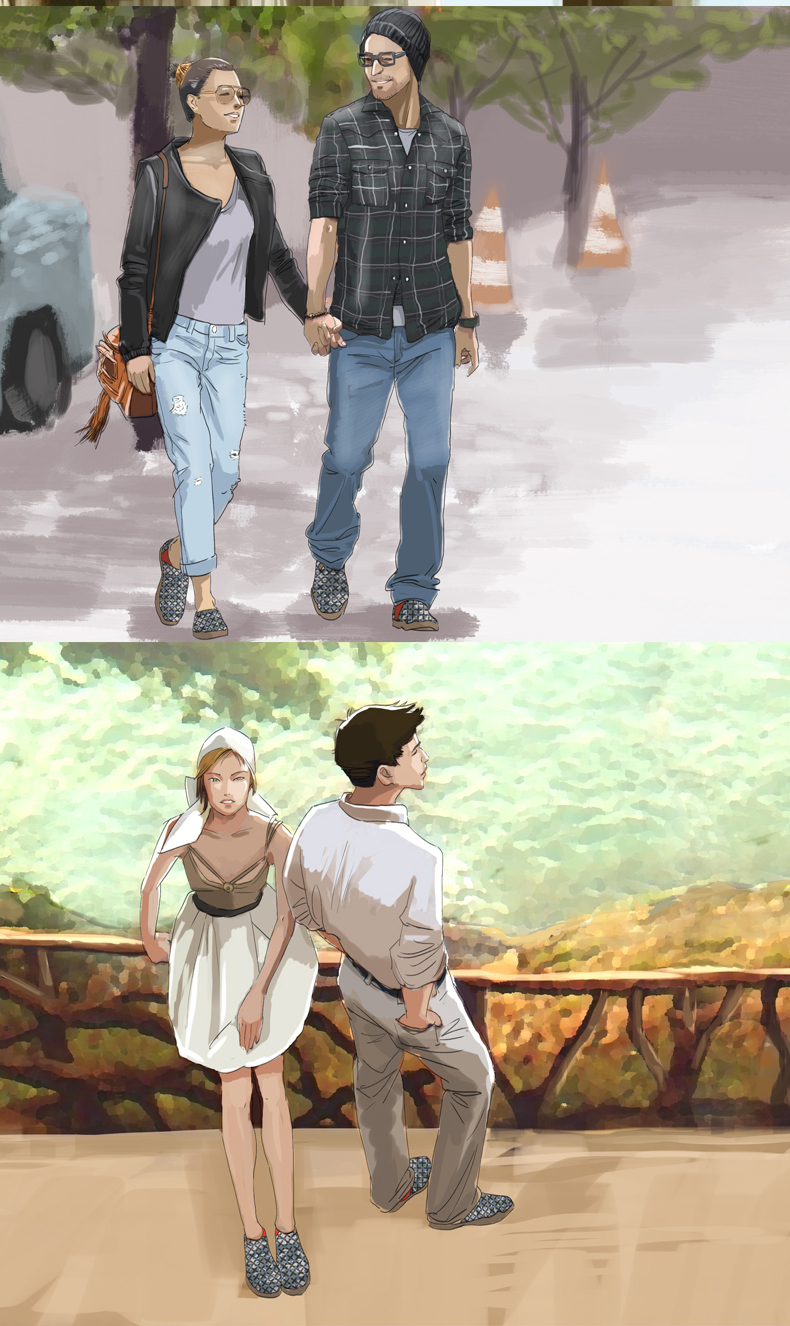 uin彩绘潮鞋 扑簌迷离 秋冬男款休闲鞋运动鞋 货到付款 扑簌迷离