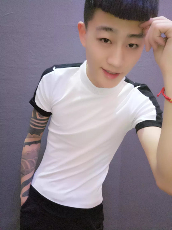 骑士普丁 2017夏季新品快手红人刘叉叉二公子同款精神