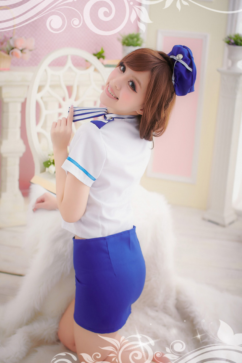 日系内衣少女空姐图片