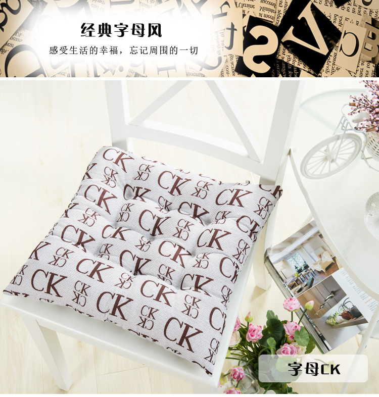 
                                        茗妃家纺 多功能透气磨毛柔软办公坐垫 玫红 40*40CM                
