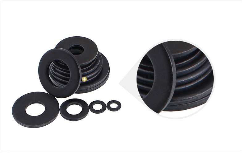 佰瑞特 黑色8级高强度平垫片平垫圈金属垫圈加厚垫片超薄垫圈介子华司