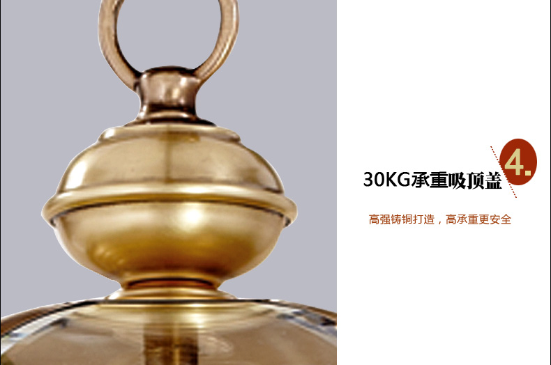 
                                        卡农灯饰欧式全铜云石灯 客厅灯餐厅卧室书房美式灯具复古艺术灯饰套餐 619系列(套餐商品以赠品方式体现)                
