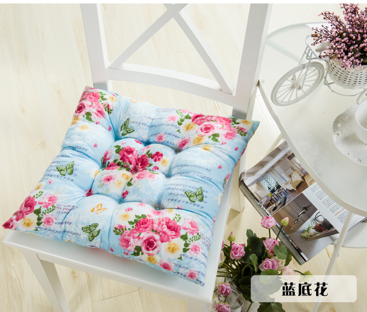 
                                        茗妃家纺 多功能透气磨毛柔软办公坐垫 玫红 40*40CM                