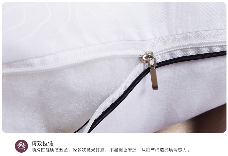 
                                        买一送一 俞兆林高回弹羽丝绒枕头单双人枕头芯  买枕芯送全棉枕套 送艾琳娜-蓝枕套1只 74/45/20cm                