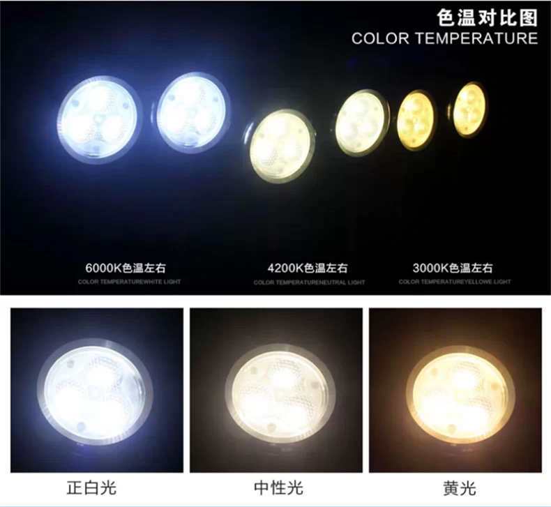 煜尚 LED夹子护眼台灯 阅读夹子灯工作办公灯 书桌卧室床头 护眼学习钢琴灯 5W可调光+中性护眼自然光