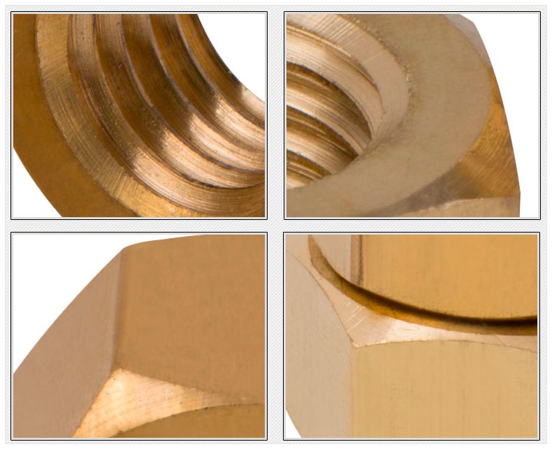 佰瑞特 铜螺母 黄铜螺丝帽 铜六角螺母大全 m16【1粒】【图片 价格