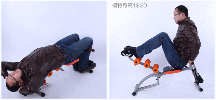 飞尔顿多功能六合一懒人ad收腹机仰卧起坐板减肥运动健身器材