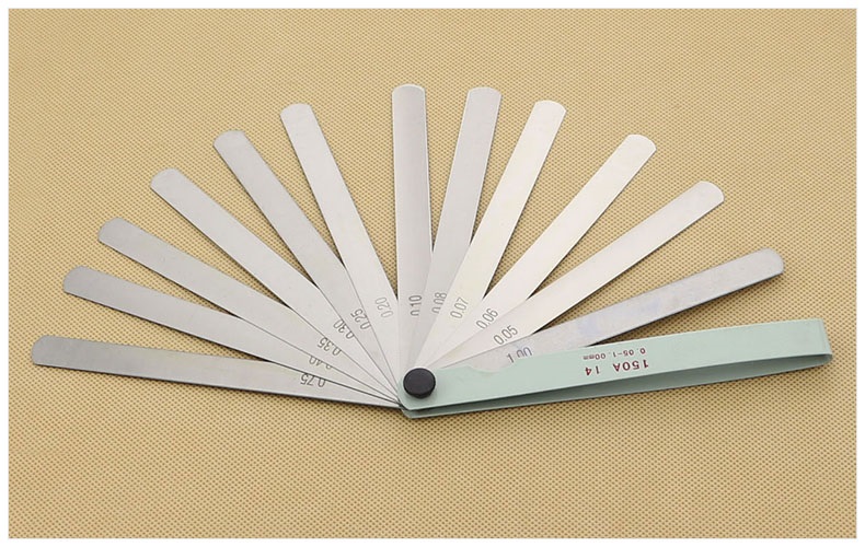 佰瑞特 高精度不锈钢塞尺间隙尺厚薄规塞规公英制塞尺0.02-1.